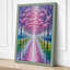 Blossoms Under Glass Romantic - Wrapped Canvas-347290433-347290438