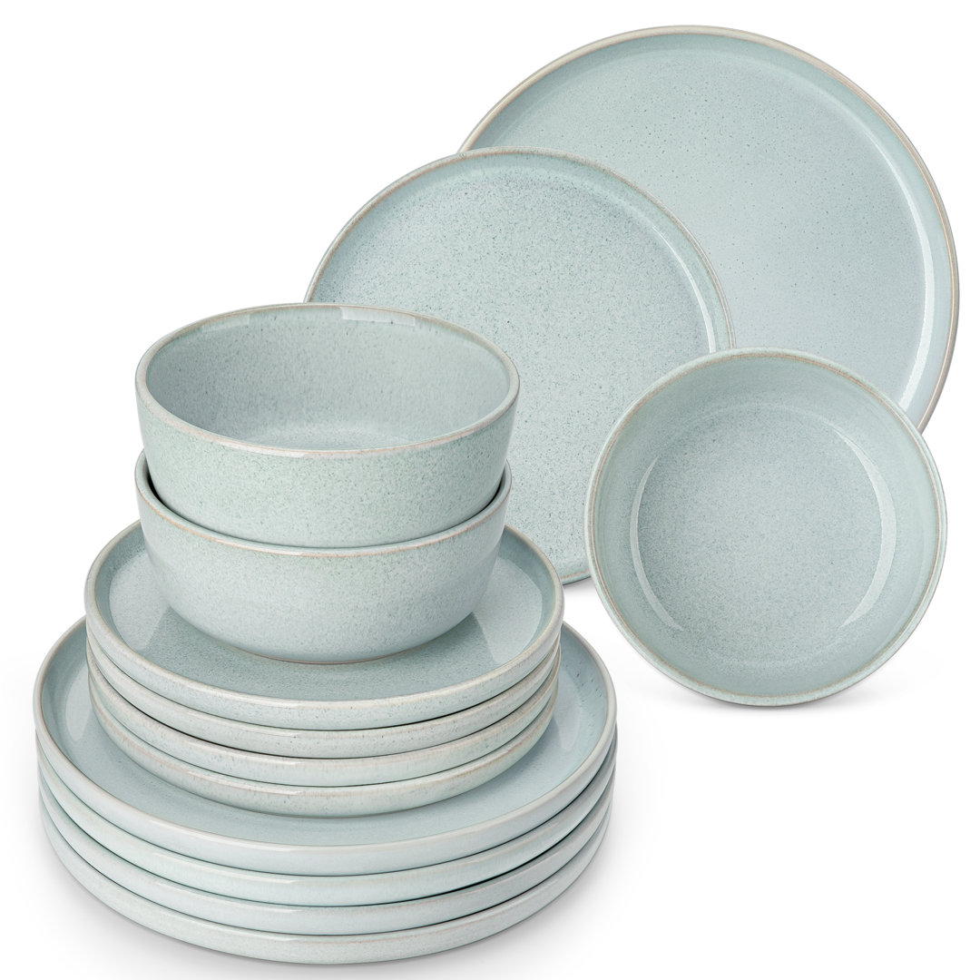 Piece Stoneware Dinnerware Set - Service for 4