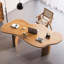Bureaux en bois massif brun Free Form-107978796