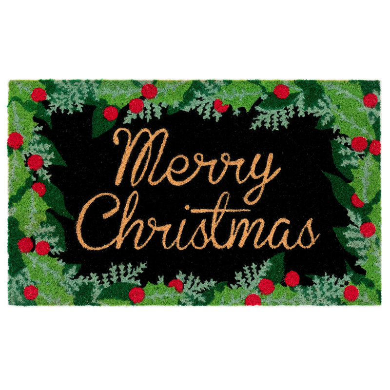 Huitt Non-Slip Christmas Outdoor Doormat