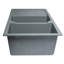 45.69'' L Double Bowl Granite Kitchen Sink-36903830