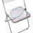 Lawrence Folding Chair Stackable Dining Accent Chair with Frame Kitchen Chair-59723041-91075919