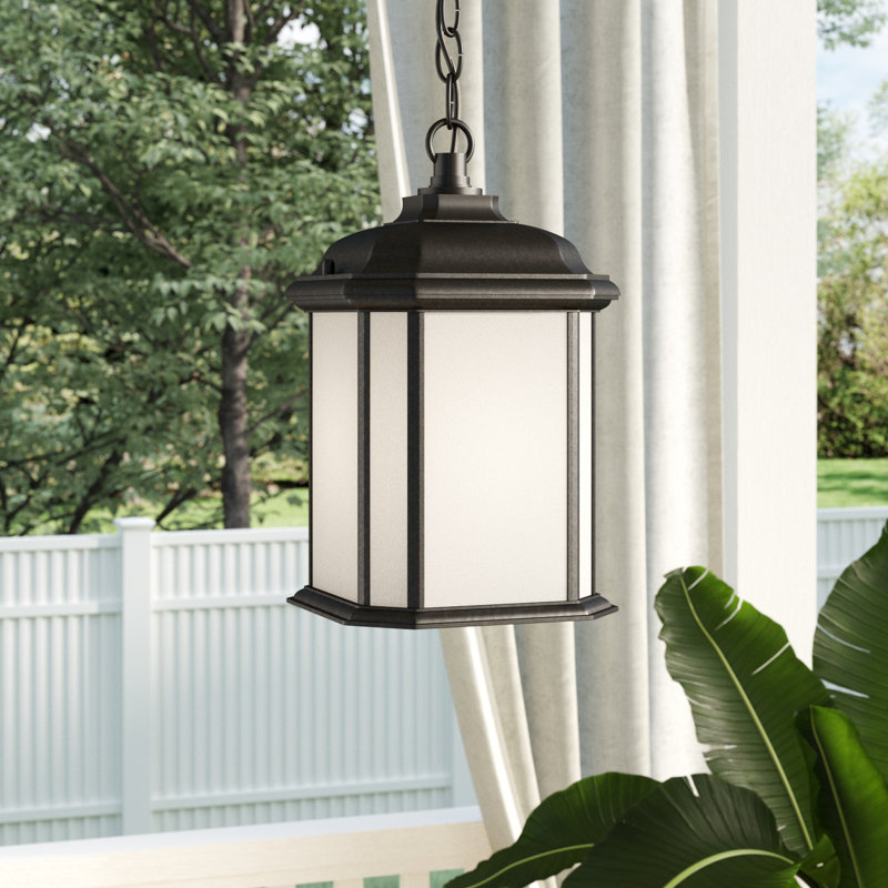 Luminaire suspendu d'extérieur à une lumière Kent de Génération Lighting , Noir, Non