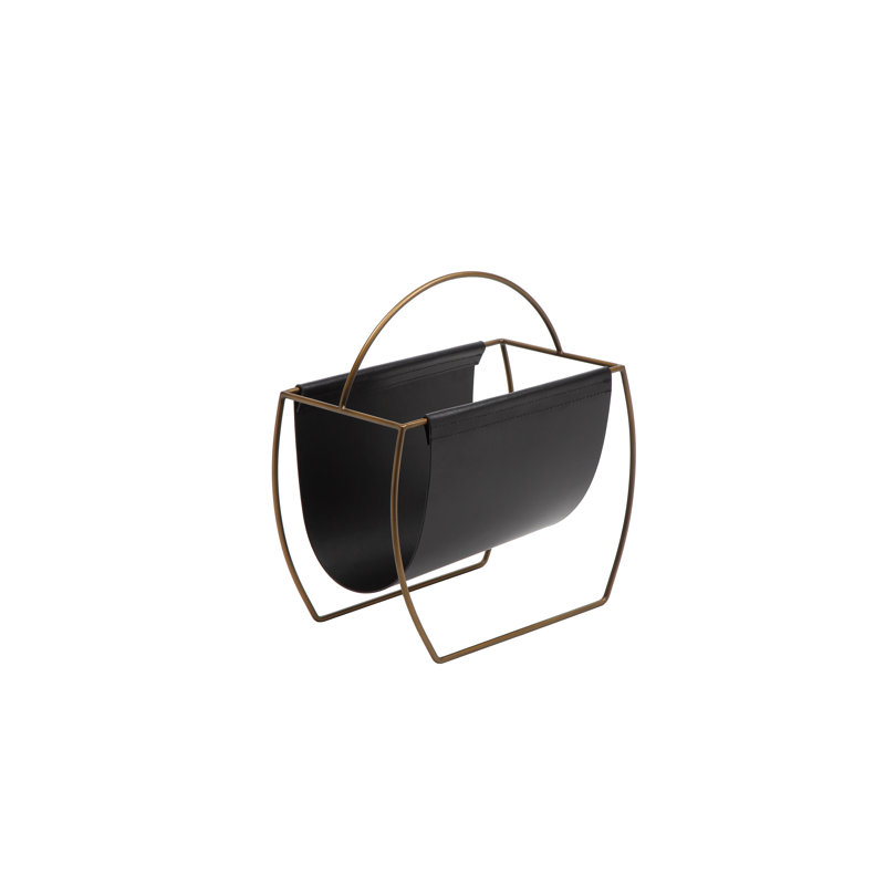 Porte-revues Gardner, Noir / cuivre