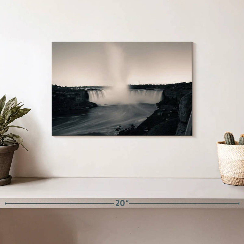 Alvord - Chutes du Niagara monochromes, H 8 po x l 12 po