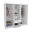 Armoire six portes