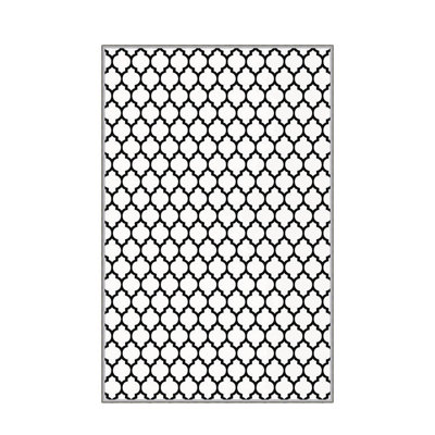 Luxurious Woven Area Rug, 5.9 x 9.2 ft, 100% Polyester, Antibacterial | Non-Slip PVC Felt Dot Underside, 0.3 in Pile Height | Machine Washable, 3D Digital Print, Perfect for Living Room & Bedroom Décor