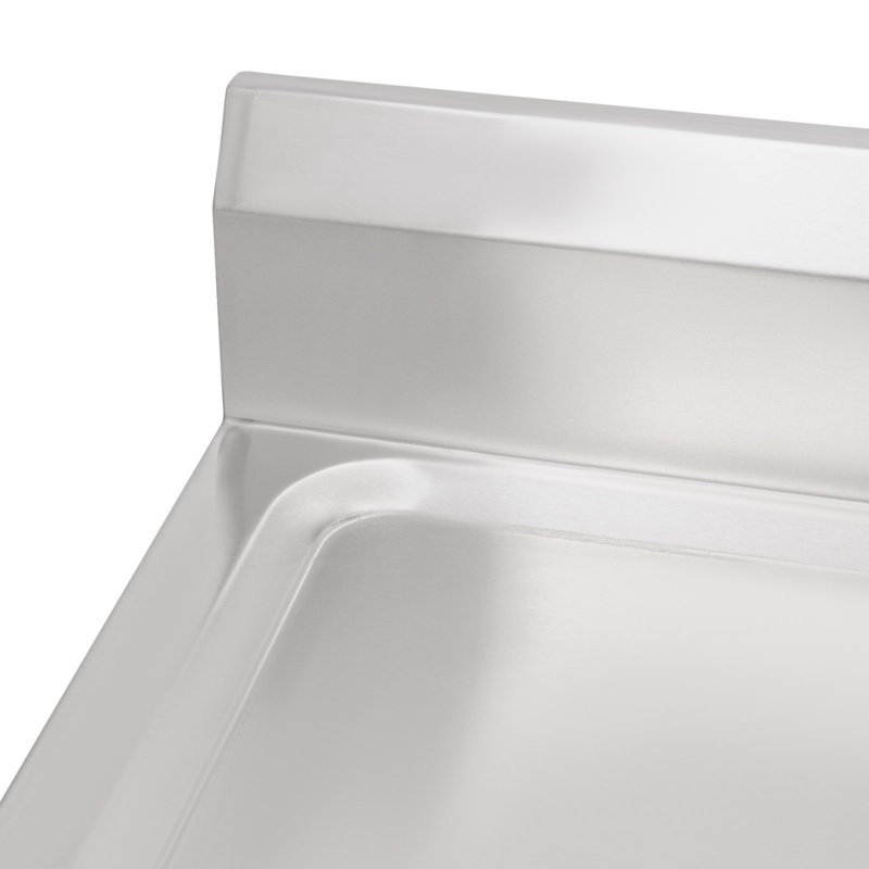 Évier de cuisine en acier inoxydable à double cuve encastrable 19,69 po L