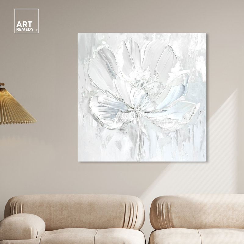 Magnolia II, Toile tendue, H 40 po x l 40 po
