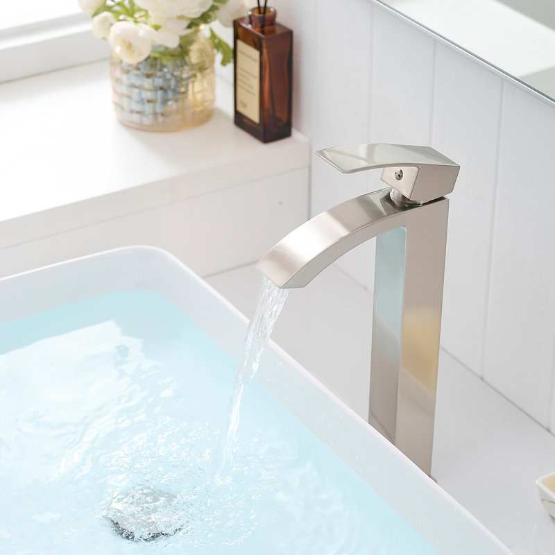 Black Bathroom Faucet, Brushed Black  Faucet For Bathroom Sink, Black Single Hole Bathroom Faucet Modern Single Handle Vanity Basin Faucet