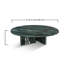 Table basse en marbre naturel vert, table de salon, pierre naturelle, 3535,4 H 9,8 pouces / 90 90 H25 cm, marbre véritable, marbre véritable-362036711-362036730