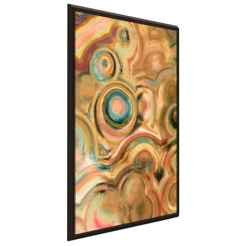 « dieu is capable », reproduction d’impression sur toile, H 33,5 po x l 21,5 po x P 2 po, Cadre flottant espresso