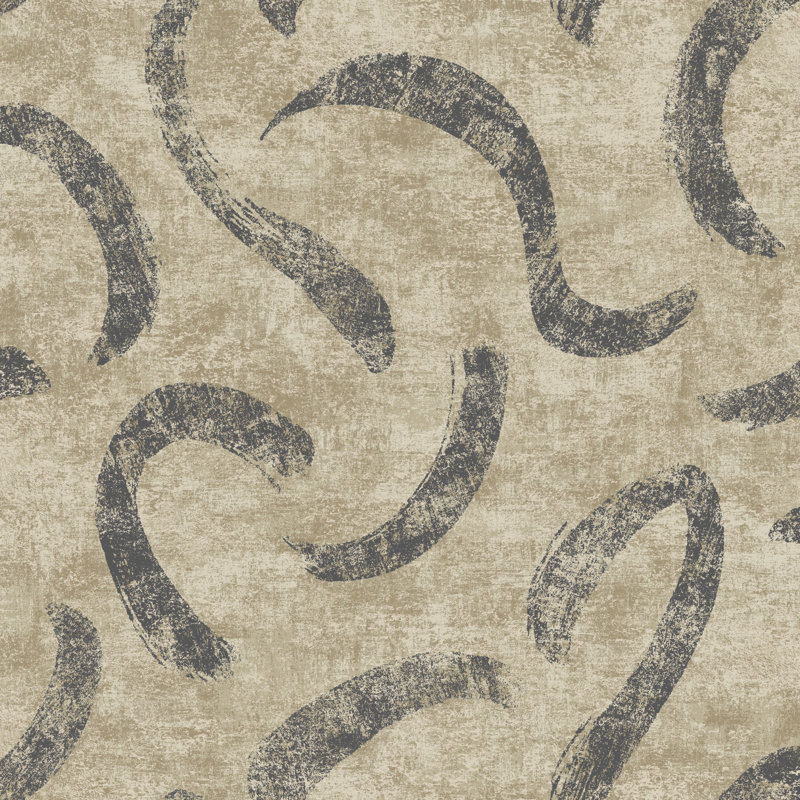 Papier peint texturé rouille non tissé Pi., Noir, noir, noir, noir
