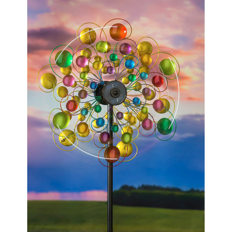 Prickett Weather Resistant Metal Abstract Rotator
