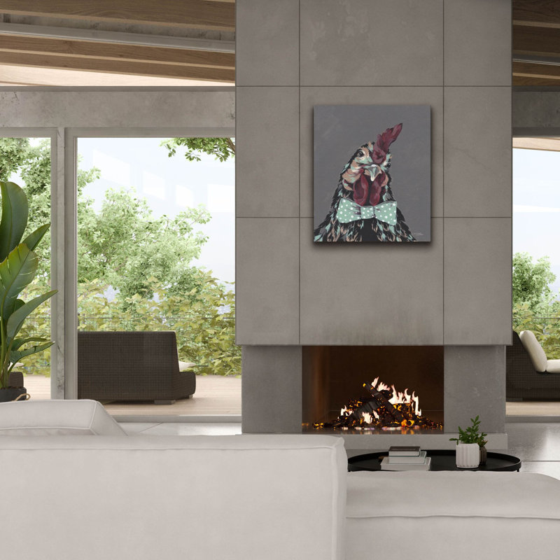  «Dapper Dude» par Michele Norman, art mural sur toile, 26 po x 30 po