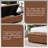 60.2" W Upholstered Tufted End Of Bed Bench, Storage Ottoman Bench