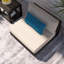 Chaise de terrasse avec coussins Sunbrella Ehrenfried-1160569817