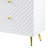 Dresser, White High Gloss Finish