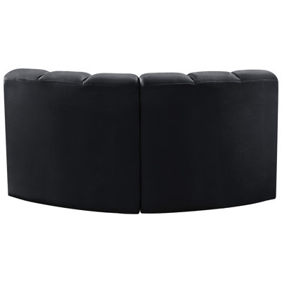 Ivanildo Upholstered Curved Sectional Reversible