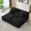 Chaise longue double compressible avec porte-gobelets-738887195