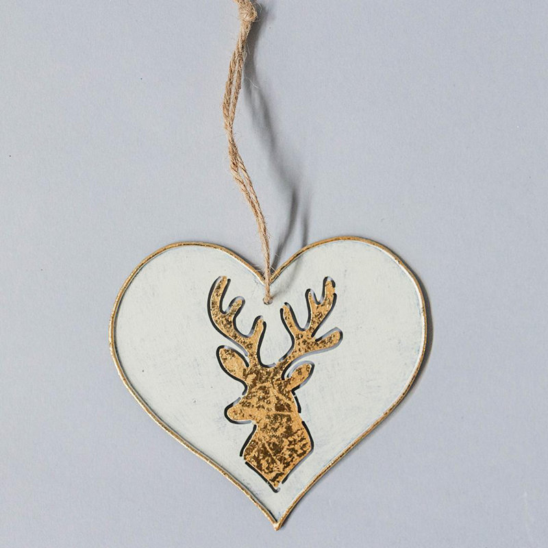 Ornement suspendu à motif de cerf antique