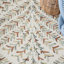 Tapis ivoire / vert Janeidy 208-63493178