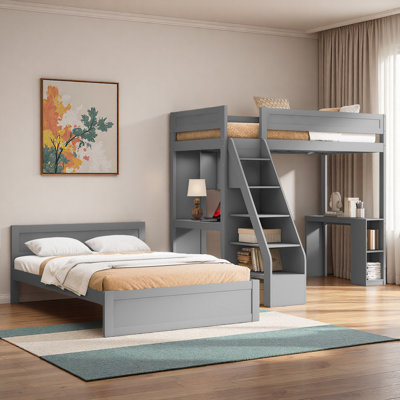 Bunk Bed With Desk And Usb