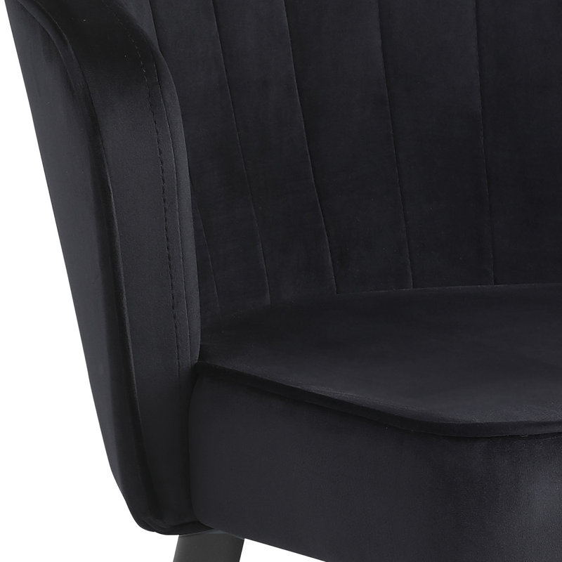 Tabouret de bar 27,22 po Bréham, Noir