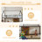 Metal Twin Over Twin Bunk Bed/ Heavy-Duty Sturdy Metal/ Noise Reduced/ Safety Guardrail/No Box Spring Needed,Black-448279743