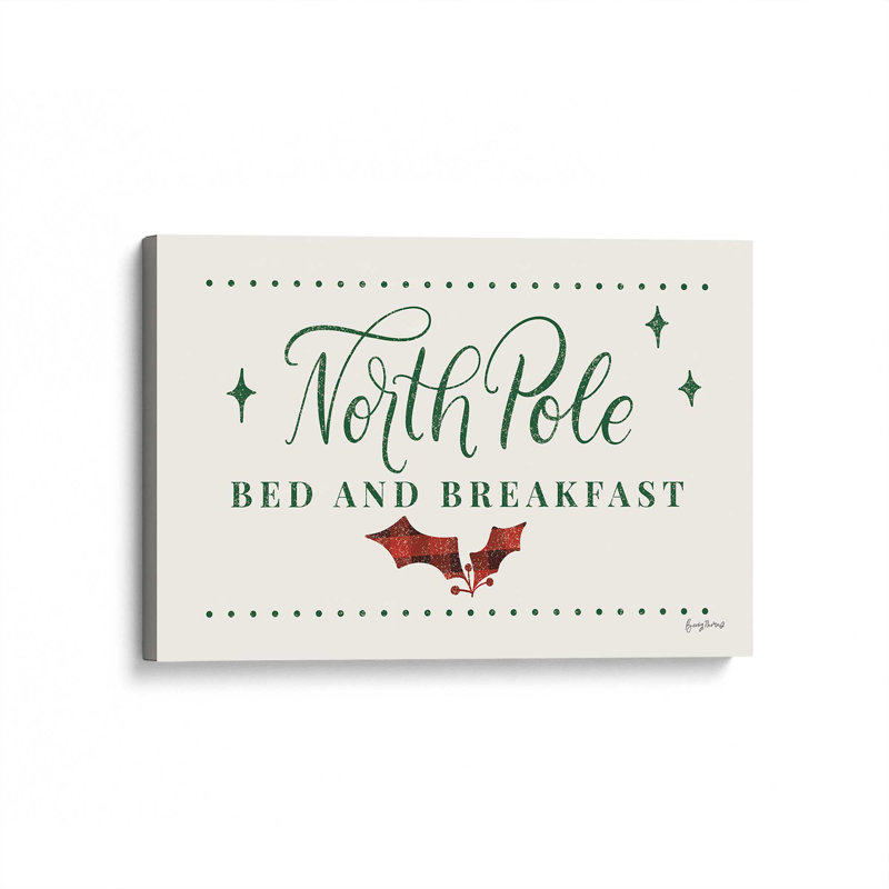 Imprimé de chambre d'hôte North Pole, Toile tendue, H 12 po x l 18 po x P 1,25 po