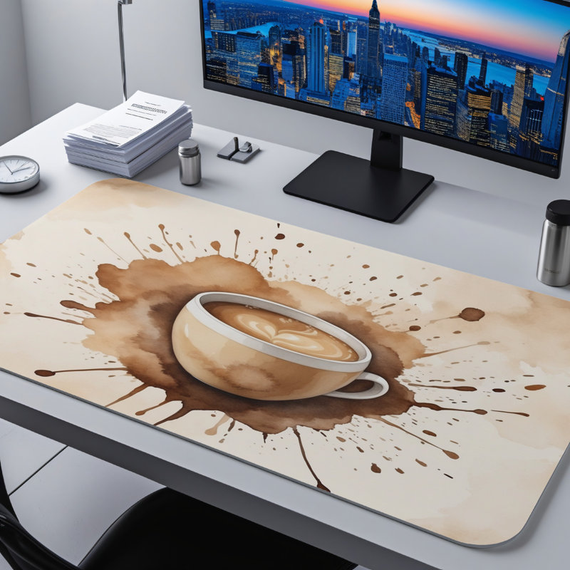 Polyester Desk Pad, 31.5x15.5