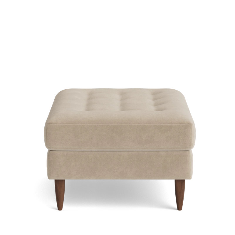 MCM Ottoman, Velvet - Beige