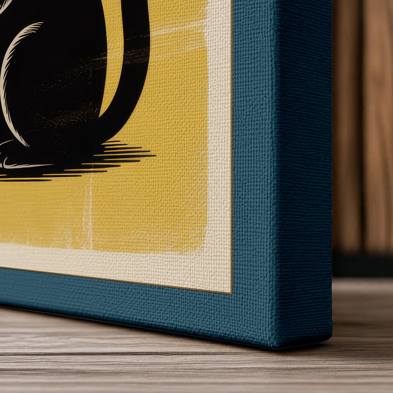Print, 36x24 - 91.4 x 61.0 cm, Teal Border