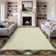 Modern Checkered Bordered Area Rug Machine Washable Rug Low Pile Throw Carpet Non Slip Non Shedding Floor Cover Stain Resistant Folding Carpet For Home Decor