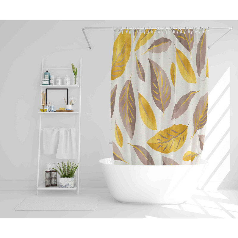 Kalos Polyester Shower Curtain, 177cm H x 177cm W
