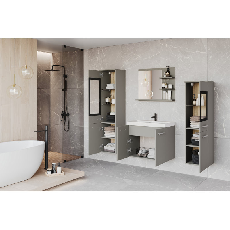 Bathroom Suite, Gray