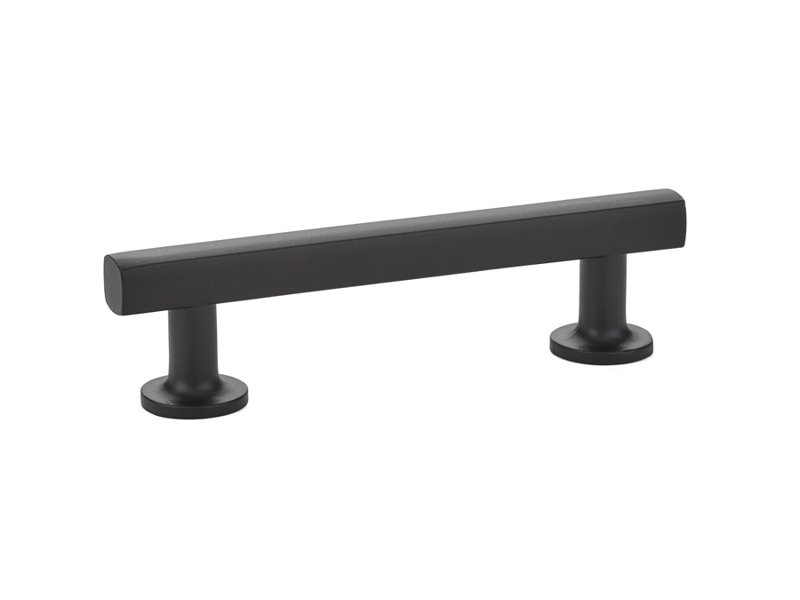 Trinity Bar Pull, Flat Black, 6"