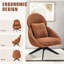 Fauteuil d'appoint pivotant avec coussin Areyah-231320035