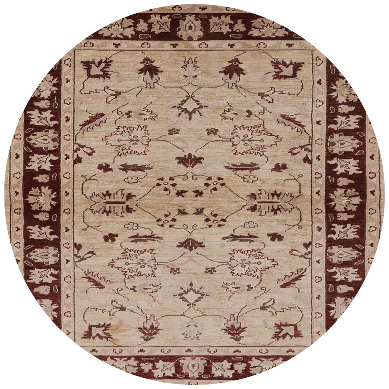 Tapis beige Disckinson, Rond 4 pi