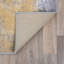 Tapis abstrait contemporain patiné antidérapant-1035364083