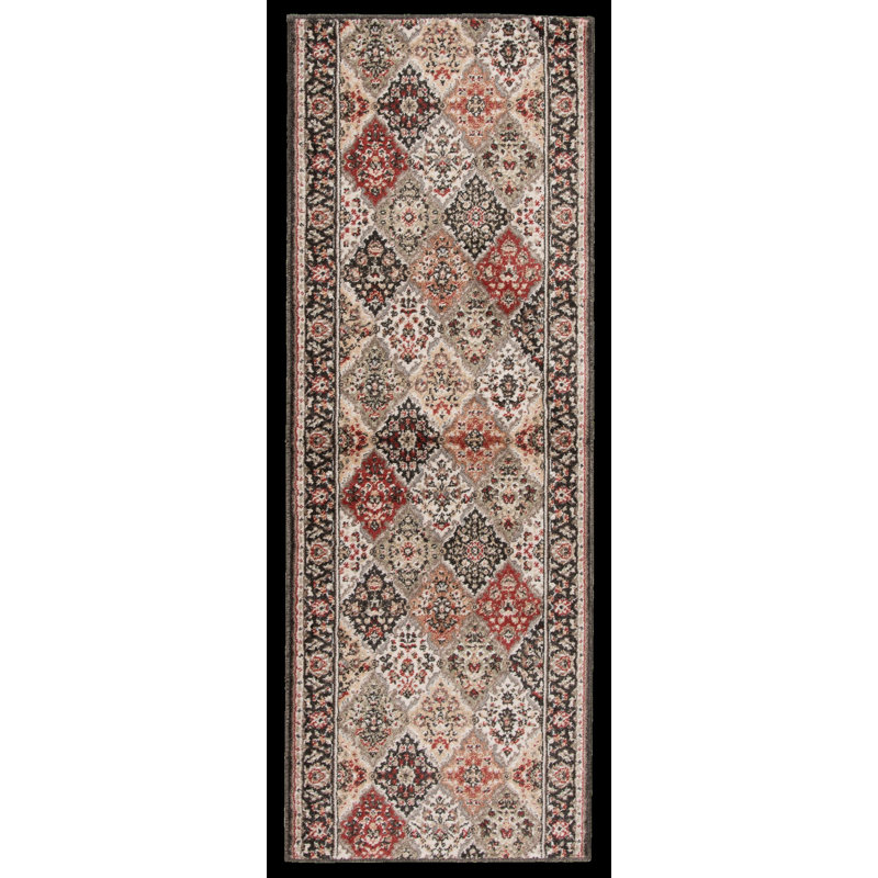 Lochlan Traditional Woven Indoor Area Rug and Runners!, 26"x25', Multi-Colored Black