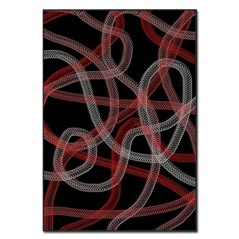 Tapis luxueux (5,2 x 7,5 pi), 100% polyester, 740 g / m² | Tissu de velours doux avec envers en feutre antidérapant, éponge stratifiée pour le confort | Facile à nettoyer, lavable à la machine à 86 ° F | Idéal pour décorer un salon ou une chambre à coucher