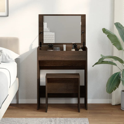 Dressing Table And Stool 60X40x113.5 Cm