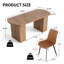 Ensemble de salle à manger 7 pièces avec chaises rembourrées-371047867-371047868