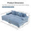 Canapé modulaire surdimensionné de 92 po Cloud-1896004080