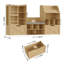 Armoire de rangement pour enfants 47,2 po avec 4 tiroirs amovibles-695475863