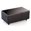 Table basse moderne et intelligente avec réfrigérateur intégré, haut-parleur Bluetooth, chargement sans fil, panneau de commande tactile, Interface USB, protection de prise, lumière d'ambiance, noir-1541403467