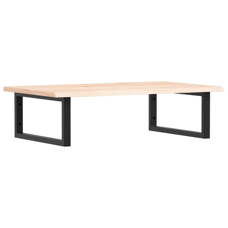 Arthel 80cm Solid Wood Bathroom Vanity Top, Oak/Black