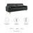 Modway Valour 88" Leather Sofa-1876591630
