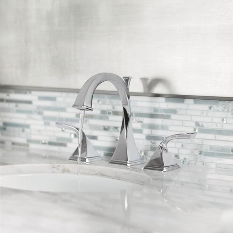Virage® Widespread Bathroom Faucet with Drain Assembly, Polished Chrome